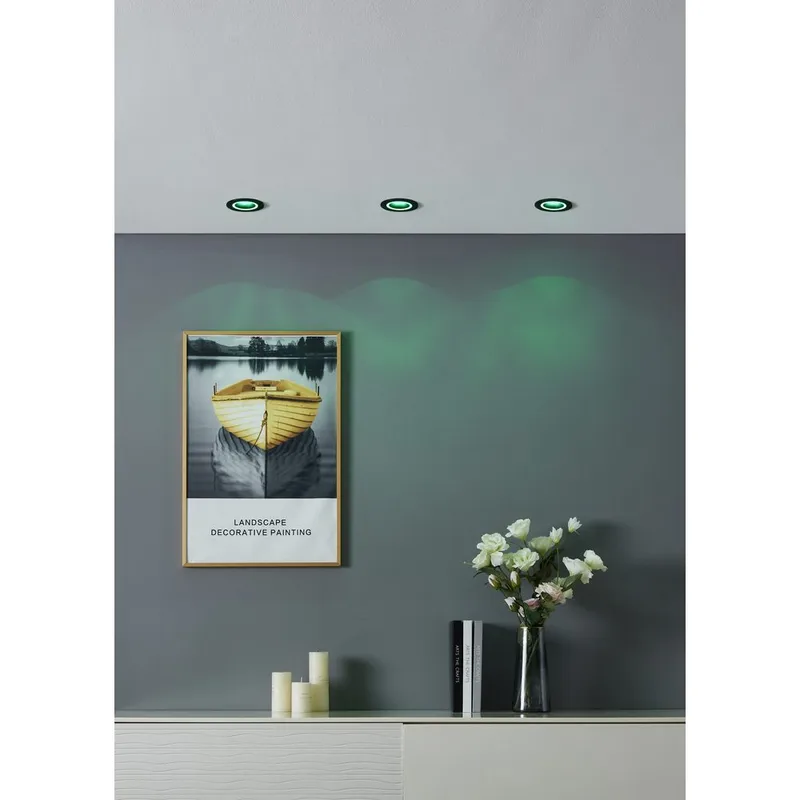 Indbygget Lampe Carosso 93 mm - Sort - Belysning - Glødepærer & lyskilder - Spotlights & downlights