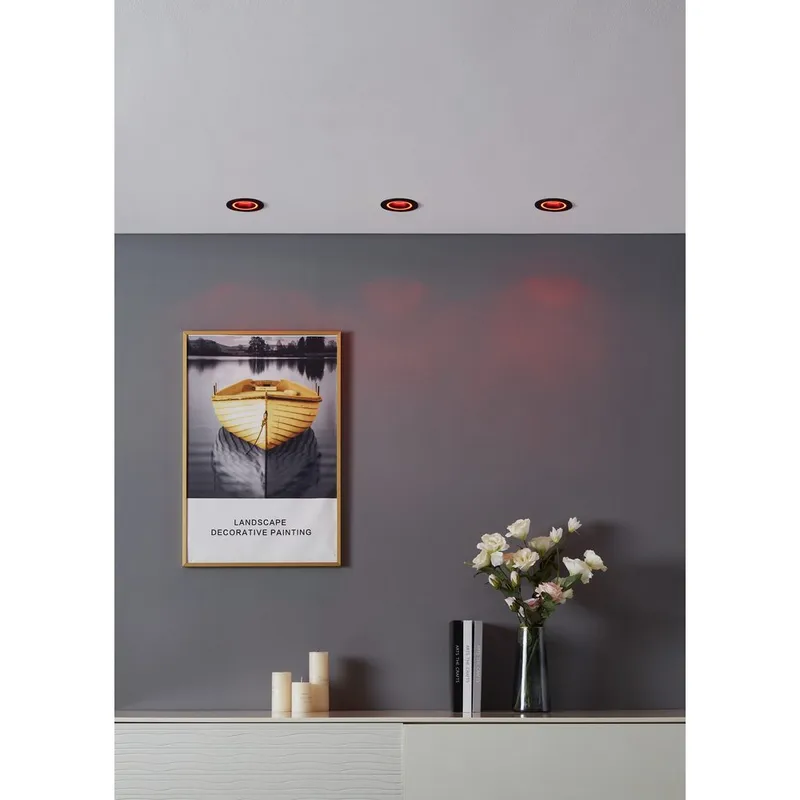 Indbygget Lampe Carosso 93 mm - Sort - Belysning - Glødepærer & lyskilder - Spotlights & downlights