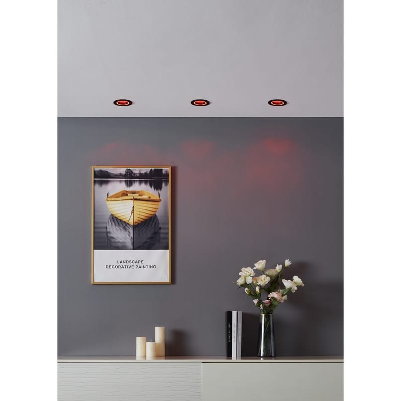 Indbygget Lampe Carosso 93 mm - Sort - Belysning - Glødepærer & lyskilder - Spotlights & downlights