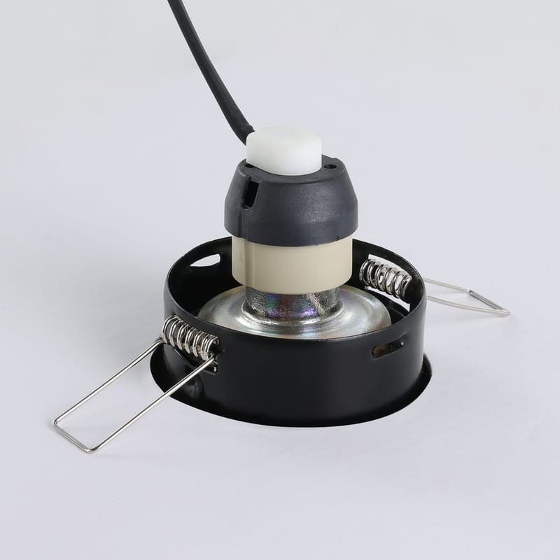 Indbygget Lampe Favazzina 85 mm sæt med 3 - Sort - Belysning - Glødepærer & lyskilder - Spotlights & downlights