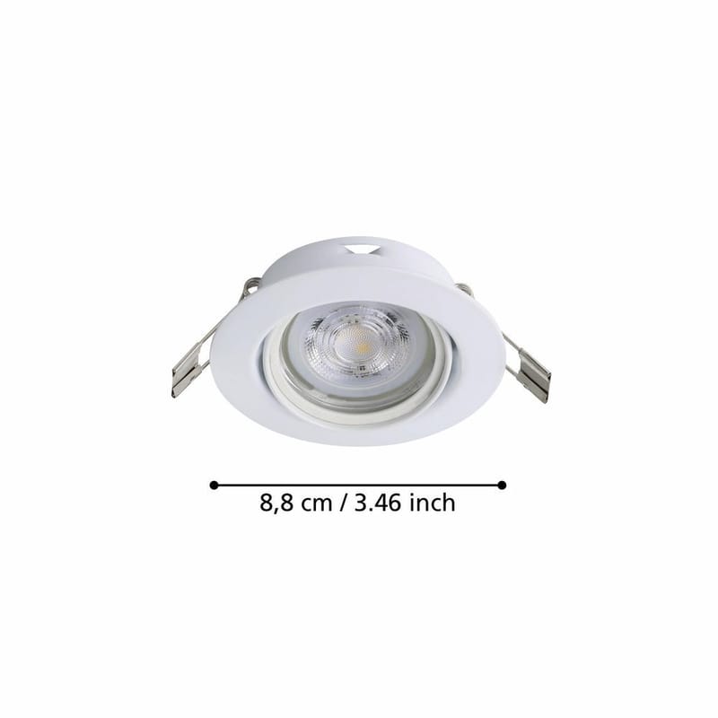 Indbygget Lampe Favazzina 88 mm sæt med 3 - Hvid - Belysning - Glødepærer & lyskilder - Spotlights & downlights