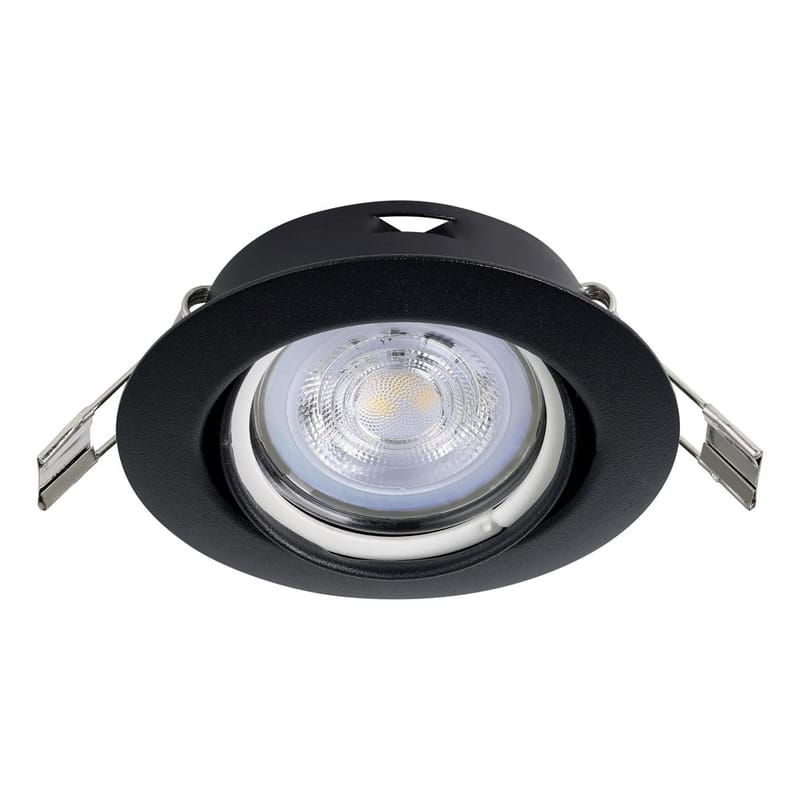 Indbygget Lampe Favazzina 88 mm sæt med 3 - Sort - Belysning - Glødepærer & lyskilder - Spotlights & downlights