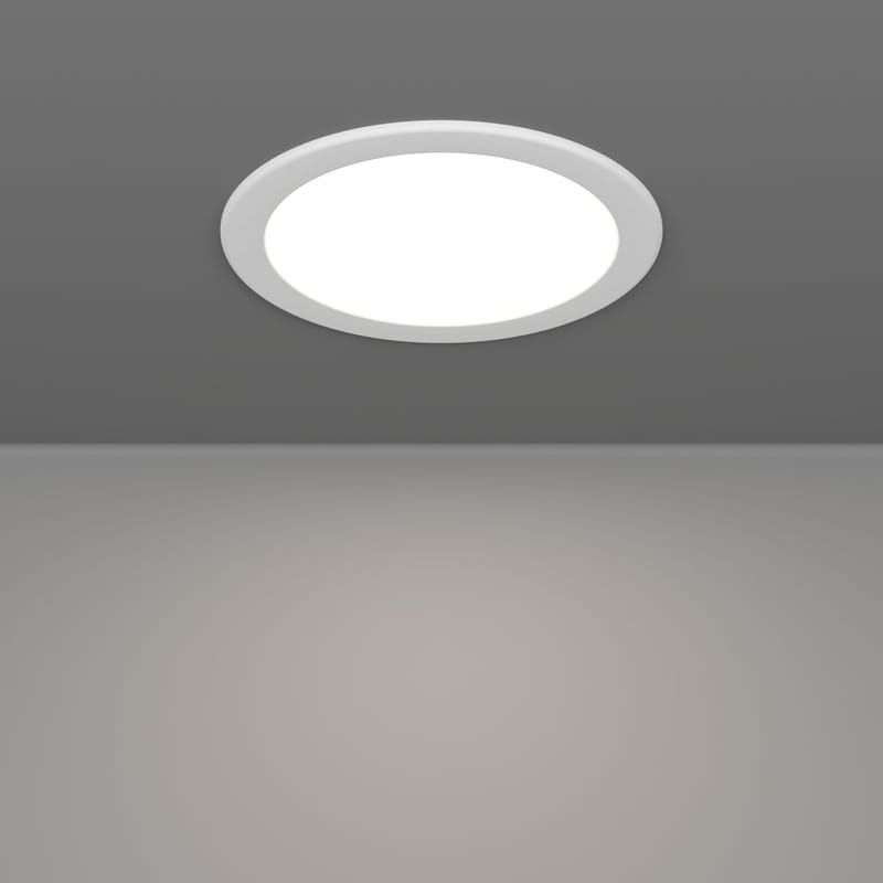 Indbygget Lampe Fueva - Hvid, 166 mm - Belysning - Glødepærer & lyskilder - Spotlights & downlights