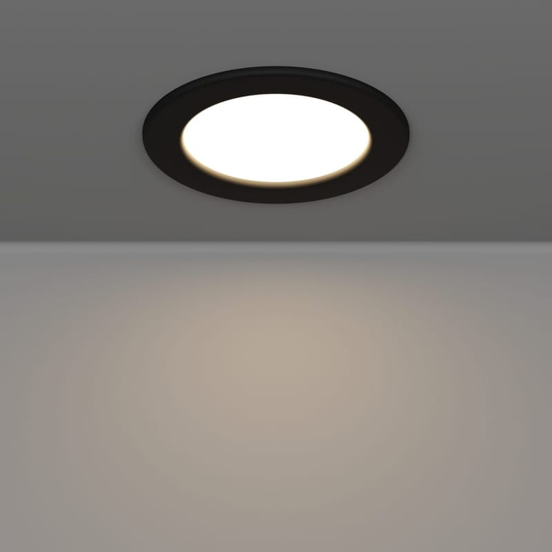 Indbygget Lampe Fueva - Sort, 117 mm - Belysning - Glødepærer & lyskilder - Spotlights & downlights