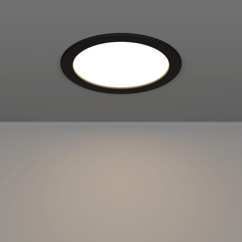 Indbygget Lampe Fueva - Sort, 166 mm - Belysning - Glødepærer & lyskilder - Spotlights & downlights