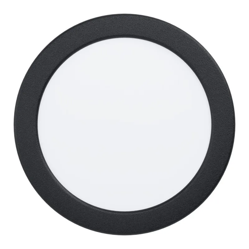 Indbygget Lampe Fueva, Sort, 166 mm