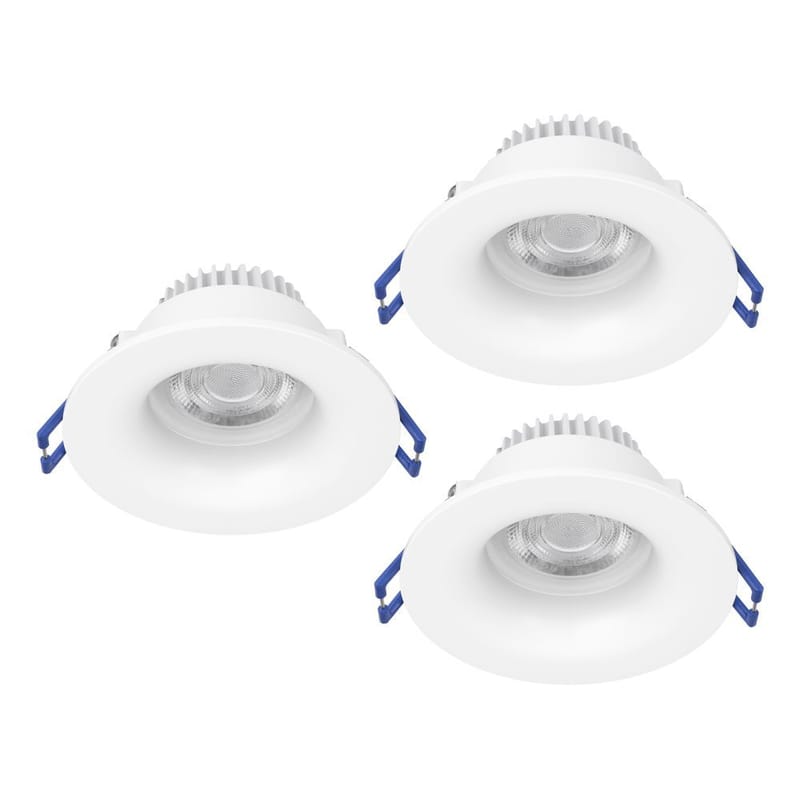 Indbygget Lampe Salabate 88 mm Sæt af 3 - Hvid - Belysning - Glødepærer & lyskilder - Spotlights & downlights