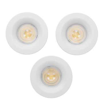 Indbygget Lampe Salabate 88 mm Sæt af 3 - Hvid - Belysning - Glødepærer & lyskilder - Spotlights & downlights