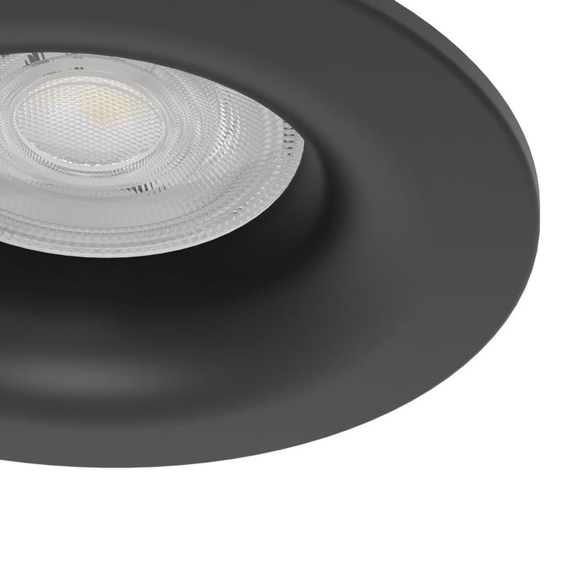 Indbygget Lampe Salabate 88 mm Sæt af 3 - Sort - Belysning - Glødepærer & lyskilder - Spotlights & downlights