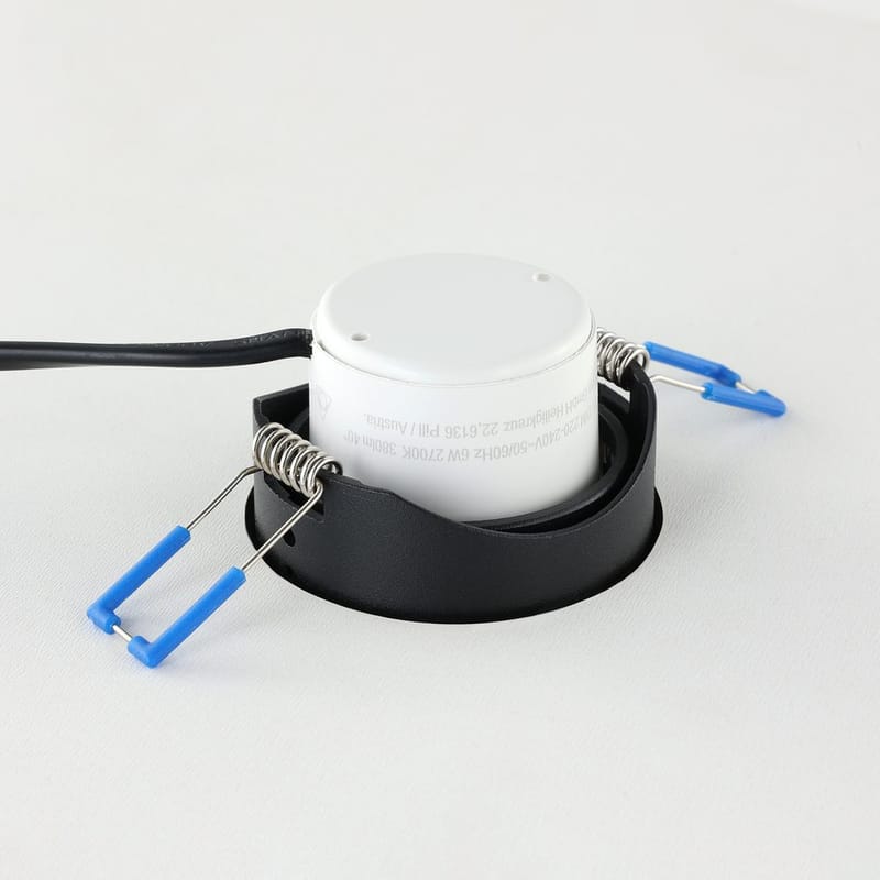 Indbygget Lampe Saliceto Ø88 mm 2700K - Sort - Belysning - Glødepærer & lyskilder - Spotlights & downlights