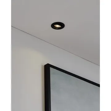 Indbygget Lampe Saliceto Ø88 mm 2700K - Sort - Belysning - Glødepærer & lyskilder - Spotlights & downlights