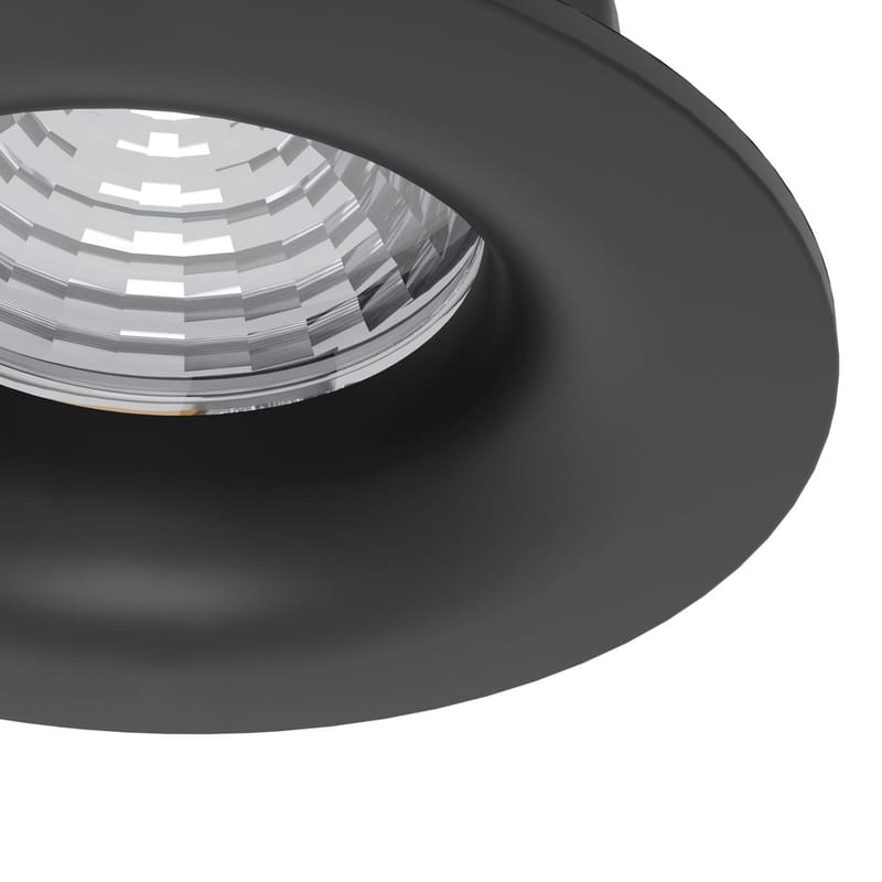 Indbygget Lampe Saliceto 88 mm 2700K Sæt af 3 - Sort - Belysning - Glødepærer & lyskilder - Spotlights & downlights