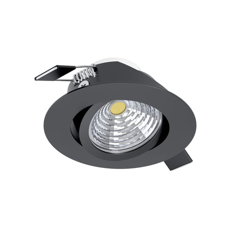 Indbygget Lampe Saliceto 88 mm 4000K, Sort