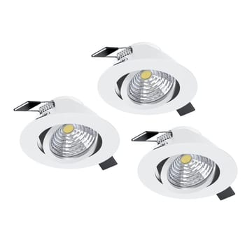 Indbygget Lampe Saliceto Mobil Hvid 4000K Sæt af 3 - 8,8 cm - Belysning - Glødepærer & lyskilder - Spotlights & downlights