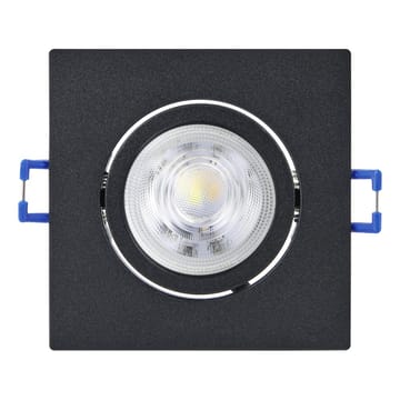 Indbygget Lampe Saliceto Mobil Sort 4000K - 8,8 cm - Belysning - Glødepærer & lyskilder - Spotlights & downlights