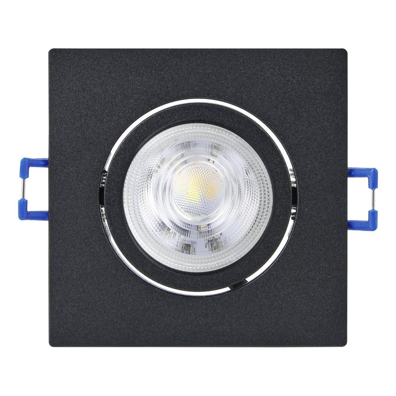 Indbygget Lampe Saliceto Mobil Sort 4000K - 8,8 cm - Belysning - Glødepærer & lyskilder - Spotlights & downlights
