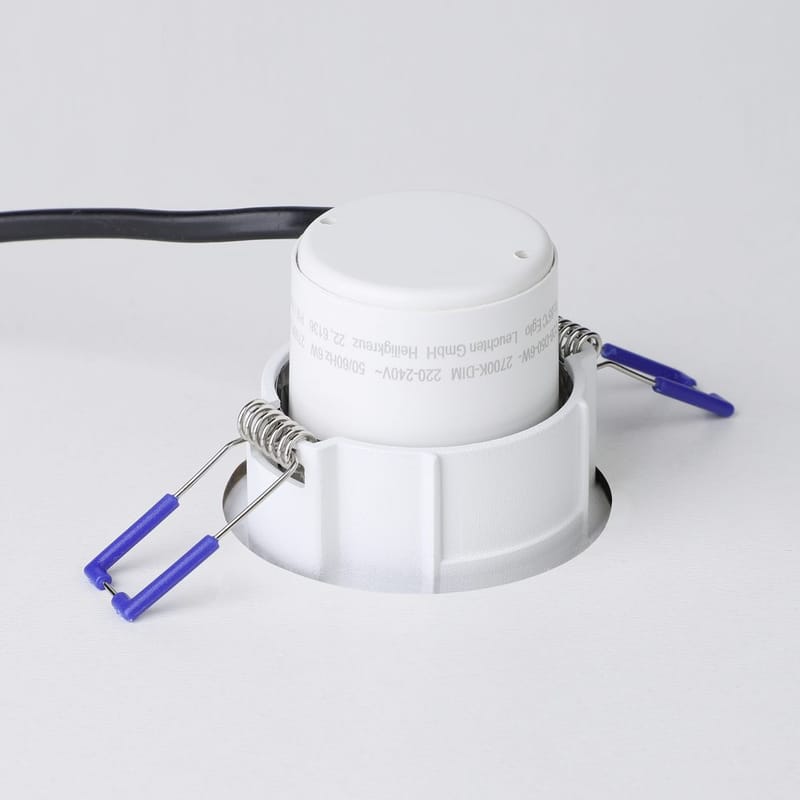 Indbygget Lampe Saliceto Stel 88 mm 2700K - Hvid - Belysning - Glødepærer & lyskilder - Spotlights & downlights