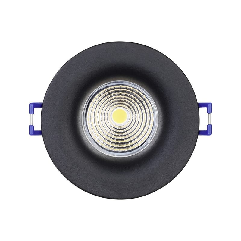 Indbygget Lampe Saliceto Stel 88 mm 2700K - Sort - Belysning - Glødepærer & lyskilder - Spotlights & downlights