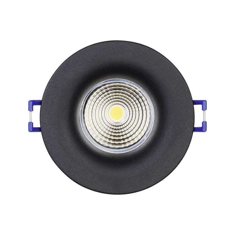 Indbygget Lampe Saliceto Stel 88 mm 2700K - Sort - Belysning - Glødepærer & lyskilder - Spotlights & downlights