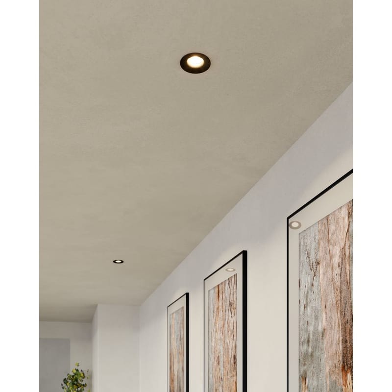Indbygget Lampe Saliceto Stel 88 mm 2700K - Sort - Belysning - Glødepærer & lyskilder - Spotlights & downlights