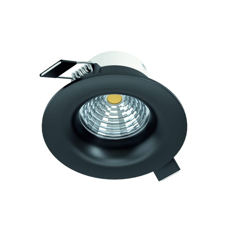 Indbygget Lampe Saliceto Stel 88 mm 2700K - Sort - Belysning - Glødepærer & lyskilder - Spotlights & downlights