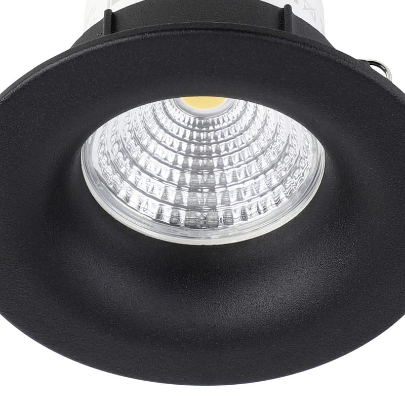 Indbygget Lampe Saliceto Stel 88 mm 2700K - Sort - Belysning - Glødepærer & lyskilder - Spotlights & downlights