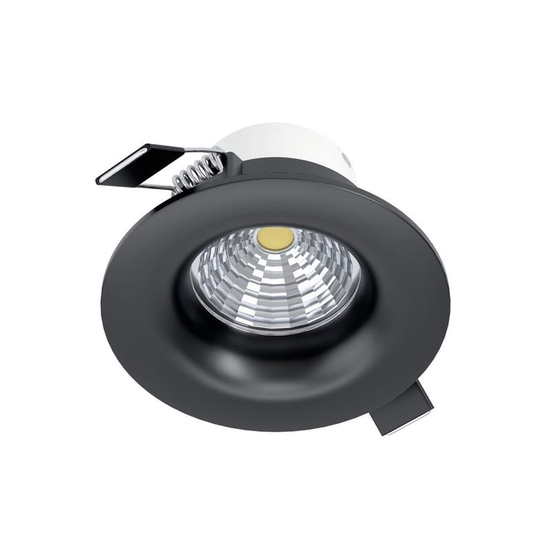 Indbygget Lampe Saliceto Stel Sort 4000K - 8,8 cm - Belysning - Glødepærer & lyskilder - Spotlights & downlights