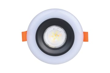 Indbygningslampe Eglo Calonge RGB 3 st Sort, Hvid - Sort/Hvid - Belysning - Glødepærer & lyskilder - Spotlights & downlights