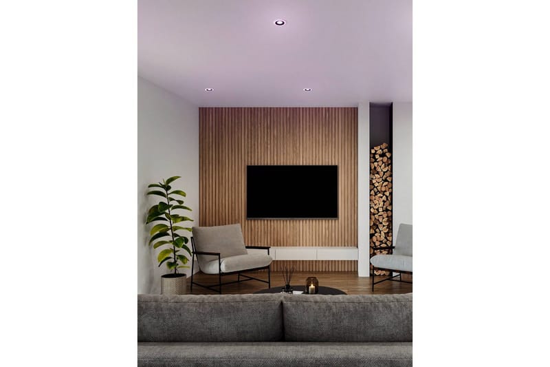 Indbygningslampe Eglo Calonge RGB 3 st Sort, Hvid - Sort/Hvid - Belysning - Glødepærer & lyskilder - Spotlights & downlights