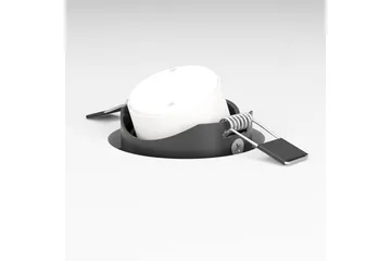 Indbygningslampe Eglo Saliceto 3 st Ø88 mm 2700K Sort - Sort - Belysning - Glødepærer & lyskilder - Spotlights & downlights