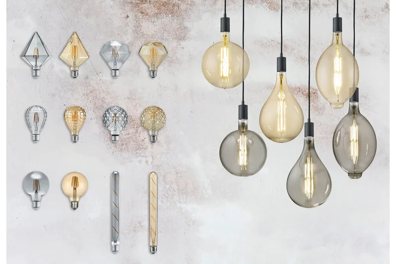 Stenhill lampe LED - Hvid - Belysning - Glødepærer & lyskilder - LED belysning - LED-pære - Kultrådspære & glødetrådspære