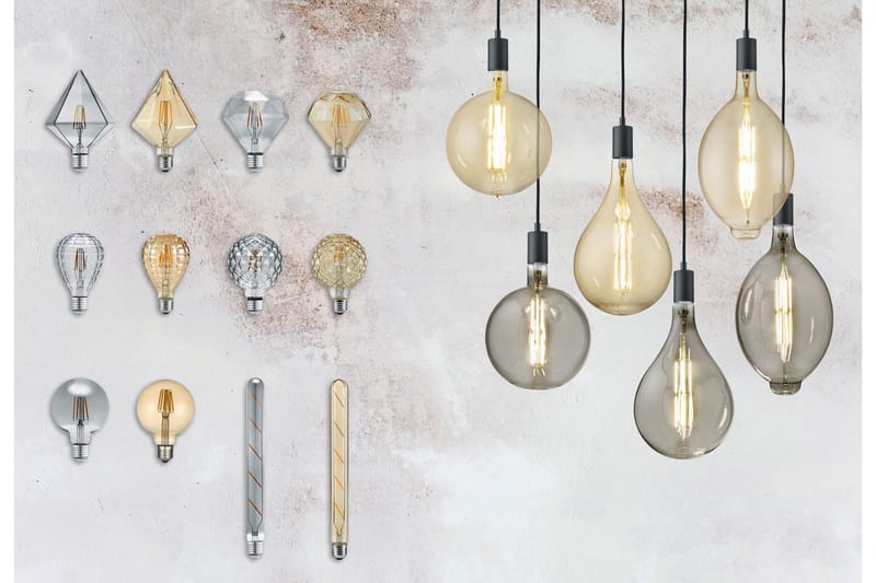 Stenhill lampe LED - Hvid - Belysning - Glødepærer & lyskilder - LED belysning - LED-pære - Kultrådspære & glødetrådspære