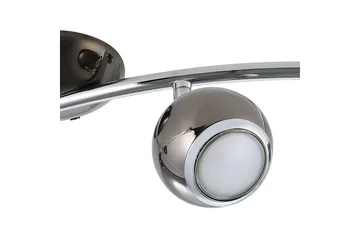 Spotlight Eglo Bimeda med 4 Lamper Nickel-Nero, Krom - Sort/Krom/Grå - Belysning - Glødepærer & lyskilder - LED belysning - LED-spotlight