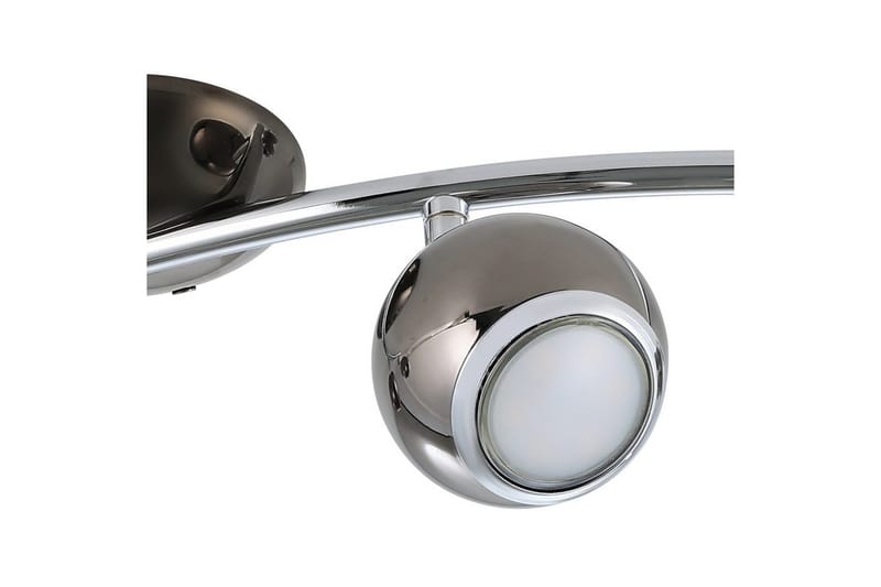 Spotlight Eglo Bimeda med 4 Lamper Nickel-Nero, Krom - Sort/Krom/Grå - Belysning - Glødepærer & lyskilder - LED belysning - LED-spotlight