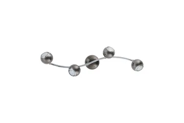 Spotlight Eglo Bimeda med 4 Lamper Nickel-Nero, Krom - Sort/Krom/Grå - Belysning - Glødepærer & lyskilder - LED belysning - LED-spotlight