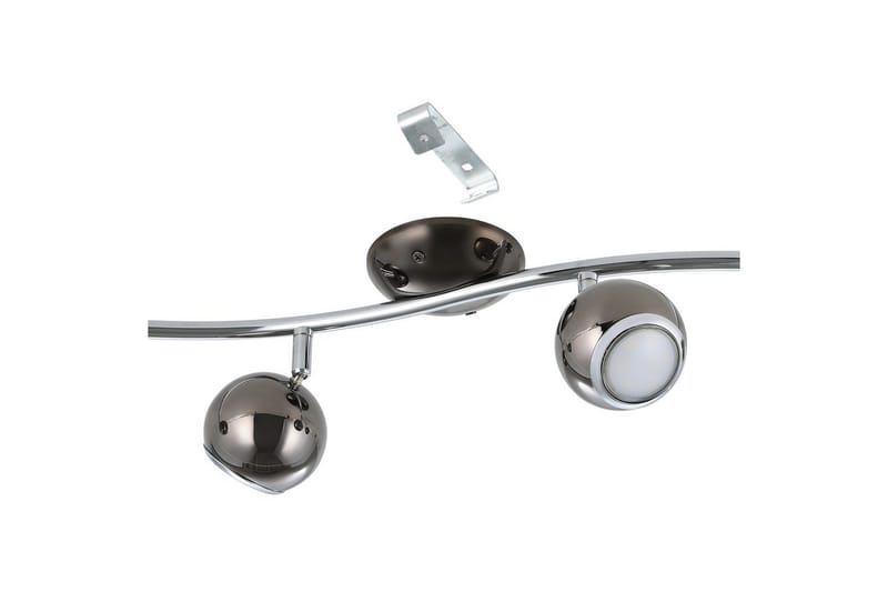 Spotlight Eglo Bimeda med 4 Lamper Nickel-Nero, Krom - Sort/Krom/Grå - Belysning - Glødepærer & lyskilder - LED belysning - LED-spotlight