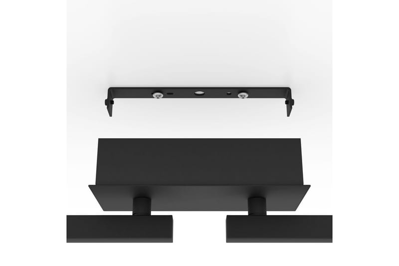 Spotlight Eglo Cardillio 2 med 4 Lamper - Sort - Belysning - Glødepærer & lyskilder - LED belysning - LED-spotlight