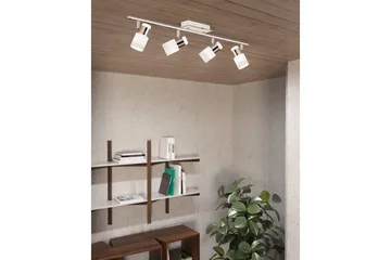 Spotlight Eglo Davida med 4 Lamper - Hvid/Krom - Belysning - Glødepærer & lyskilder - LED belysning - LED-spotlight