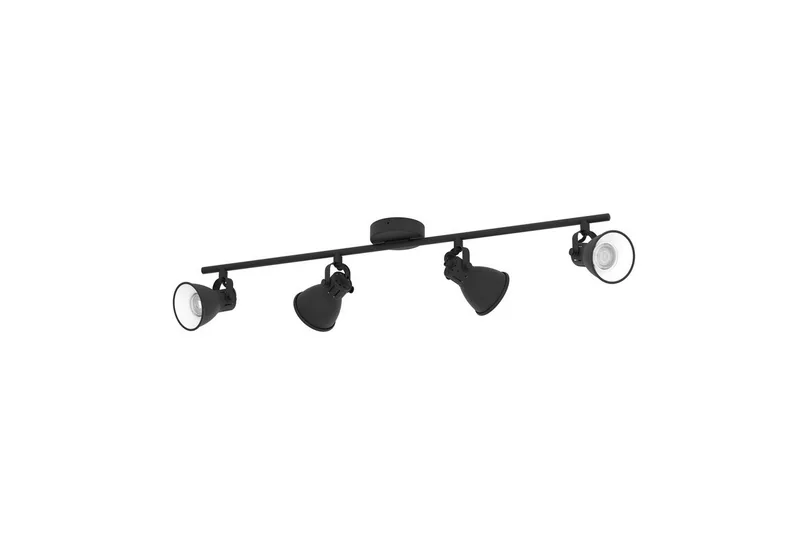 Spotlight Eglo Seras med 4 Lamper Sort, Sort