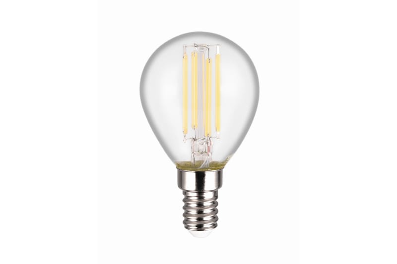 Trio Lighting LK LED E14 Filament Classic 4W 470lm 4000K Transparent Switch Dæmper - Belysning - Glødepærer & lyskilder - LED belysning
