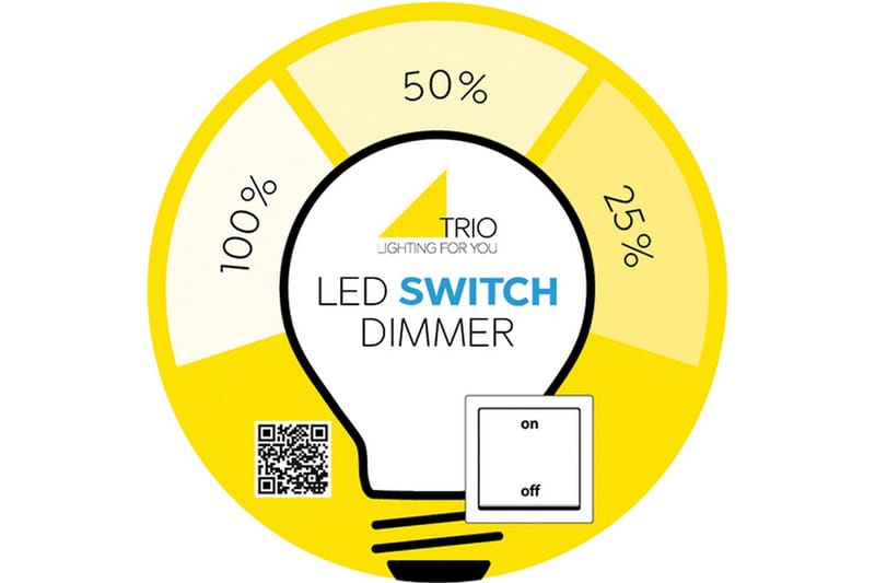 Trio Lighting LK LED E27 Filament Globe 9W 1055lm 3000K Hvit Dimmer - Belysning - Glødepærer & lyskilder - LED belysning