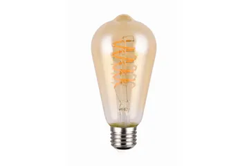 Trio Lighting LK LED E27 Filament Industrial 4W 200 lm 1800K Brun - Belysning - Glødepærer & lyskilder - LED belysning - LED-pære