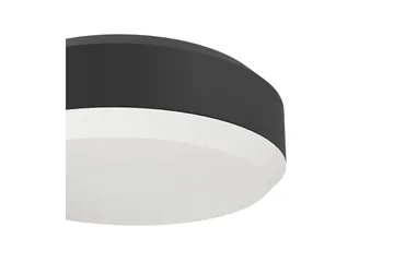 Væglampe Udendørsbelysning Eglo Fornaci med Sensor - Hvid/Sort - Belysning - Udendørs lamper & belysning - Nedgravningsspot - Havespot