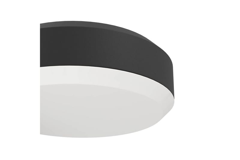 Væglampe Udendørsbelysning Eglo Fornaci med Sensor - Hvid/Sort - Belysning - Udendørs lamper & belysning - Nedgravningsspot - Havespot
