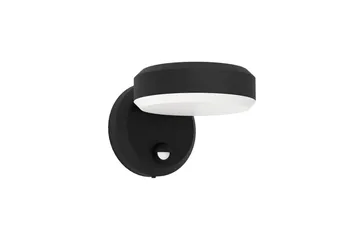 Væglampe Udendørsbelysning Eglo Fornaci med Sensor - Hvid/Sort - Belysning - Udendørs lamper & belysning - Nedgravningsspot - Havespot