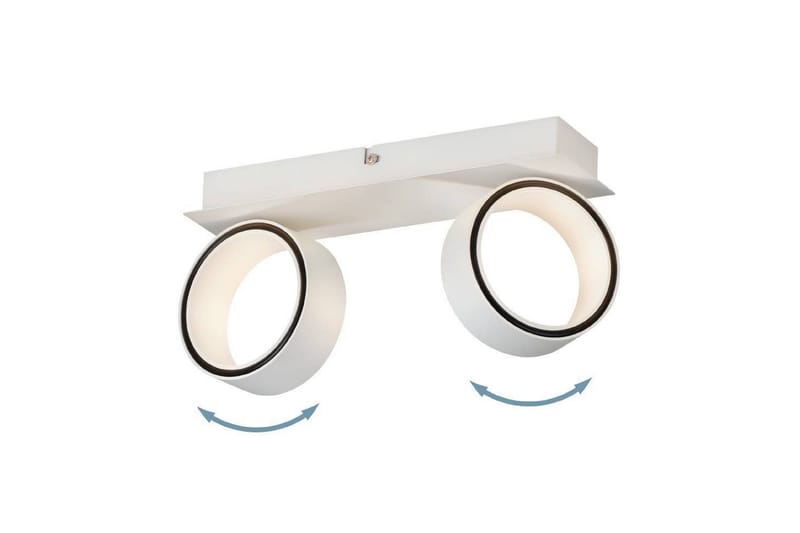 LED-spotlys Eglo Albariza Hvid 2 lamper - 2 lamper - Belysning - Glødepærer & lyskilder - Spotlights & downlights