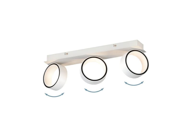 LED-spotlys Eglo Albariza Hvid 3 Lamper - 3 Lamper - Belysning - Glødepærer & lyskilder - Spotlights & downlights