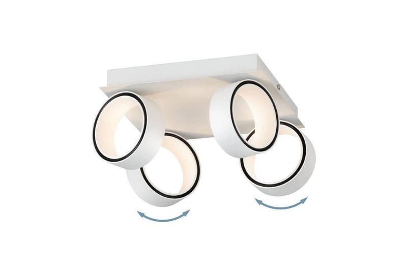 LED-spotlys Eglo Albariza Hvid 4 Lamper - 4 Lamper - Belysning - Glødepærer & lyskilder - Spotlights & downlights