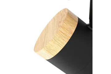 LED-spotlys Eglo Cartagena Sort/Træ 5 Lamper - 5 Lamper - Belysning - Glødepærer & lyskilder - Spotlights & downlights