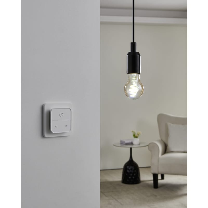 Lyskilde 2xLM-ZIG-CCT E27 A60 4,9W Amber + Afbryder - 6 cm - Belysning - Glødepærer & lyskilder - LED belysning